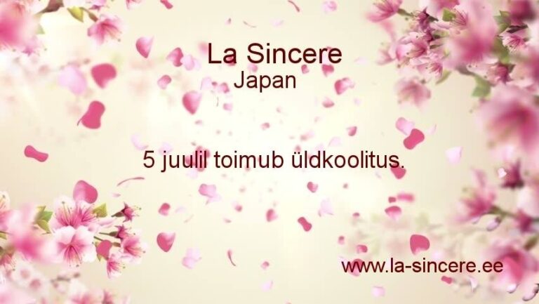 05 juulil toimub üldkoolitus